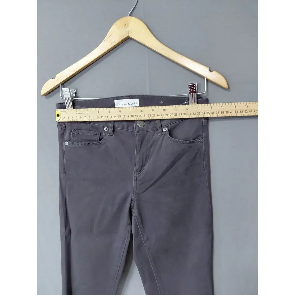 Loft Legging Gray Stretch Pants Women Size 0P